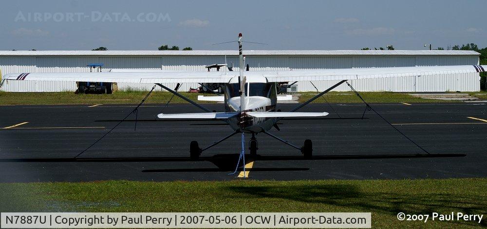 N7887U, 1976 Cessna 150M C/N 15077855, On the six of this older bird