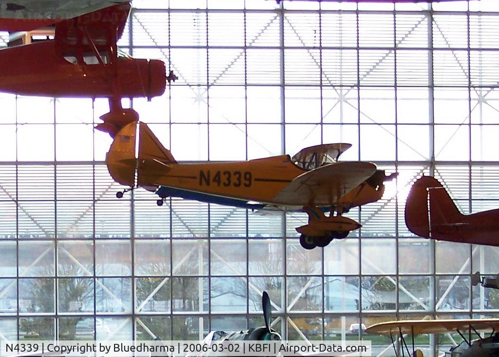 N4339, 1970 Bowers Fly Baby 1A C/N 68-15, Museum of Flight Seattle