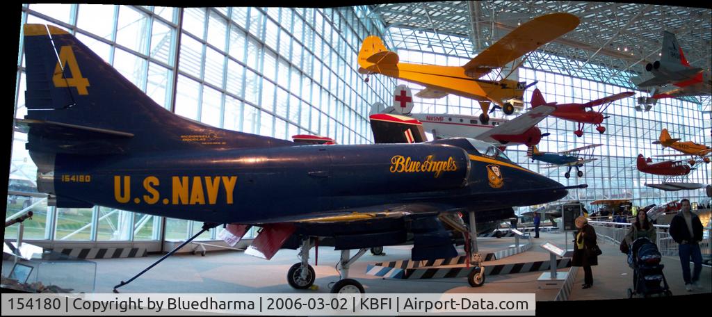 154180, Douglas A-4F Skyhawk C/N 13637, Boeing Museum of Flight Seattle