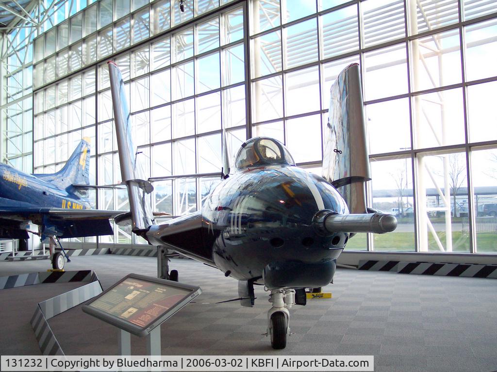 131232, 1954 Grumman F9F-8 (F9-J) Cougar C/N Not found 131232, Boeing Museum of Flight Seattle