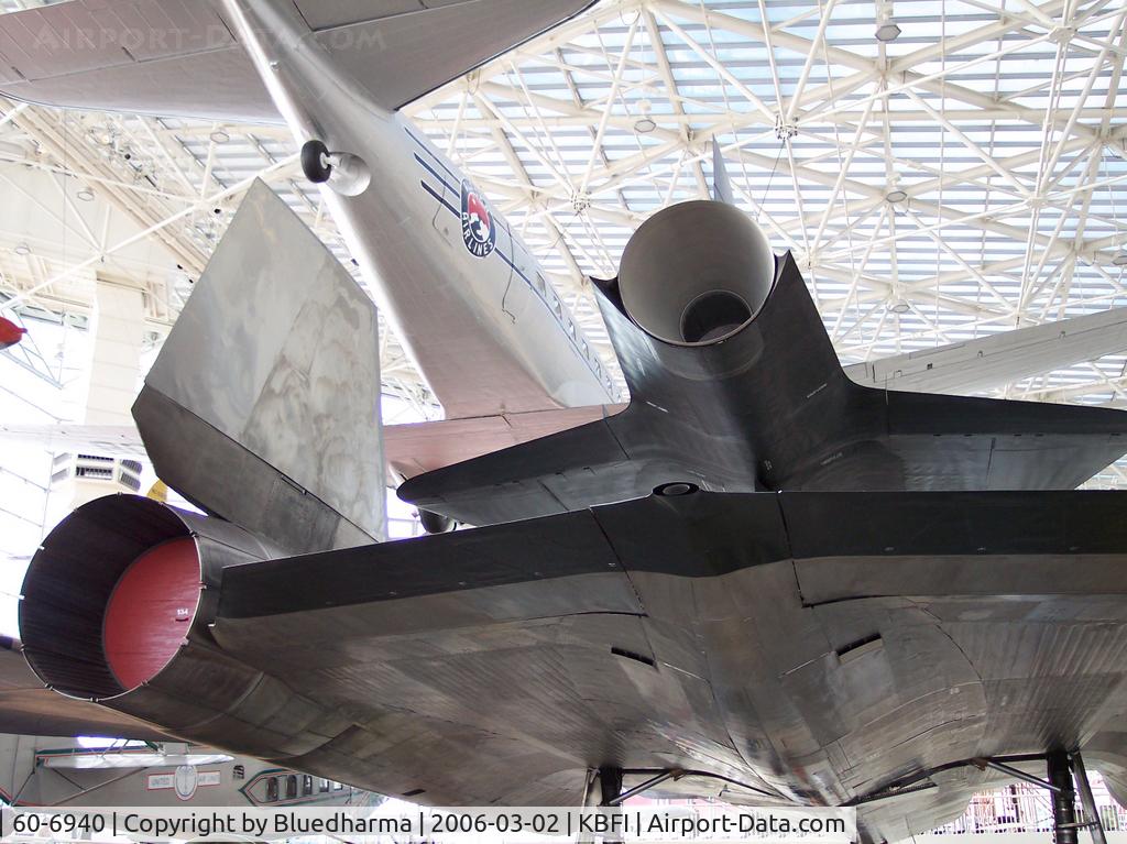 60-6940, 1962 Lockheed A-11 Blackbird C/N 134, Lockheed M-21 Blackbird with D-21B Drone, Museum of Flight Seattle
