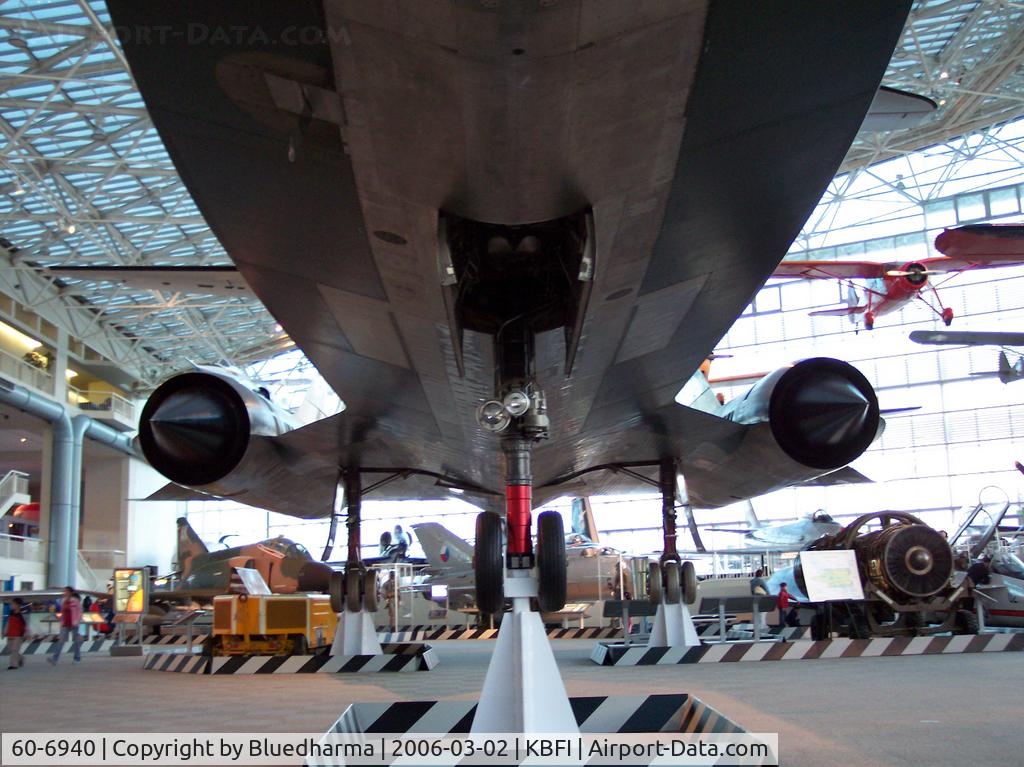 60-6940, 1962 Lockheed A-11 Blackbird C/N 134, Lockheed M-21 Blackbird with D-21B Drone, Museum of Flight Seattle