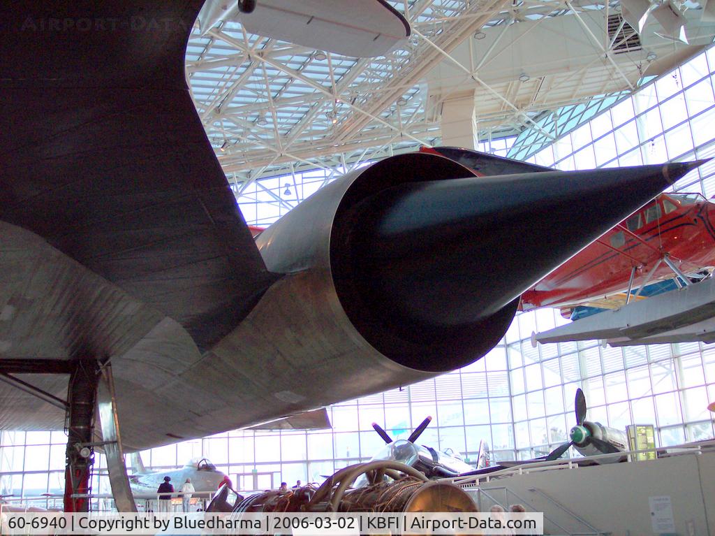 60-6940, 1962 Lockheed A-11 Blackbird C/N 134, Lockheed M-21 Blackbird with D-21B Drone, Museum of Flight Seattle