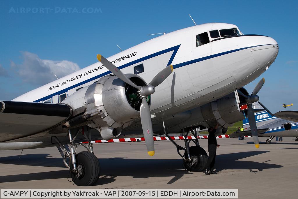 G-AMPY, 1944 Douglas C-47B-15-DK Dakota 4 C/N 26569, Air Atlantic DC3 in RAF colors