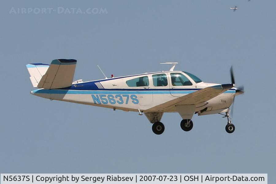 N5637S, 1966 Beech V35 Bonanza C/N D-8160, Beech V35