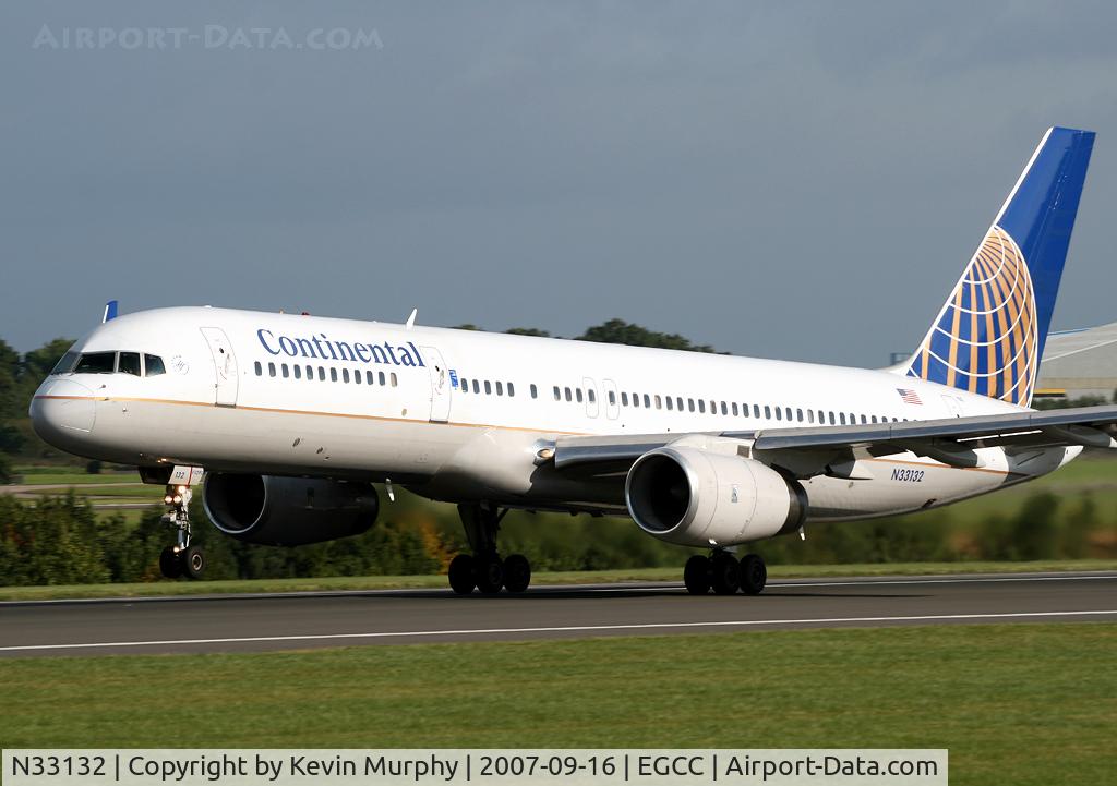 N33132, 1998 Boeing 757-224 C/N 29281, Conti take of 23L