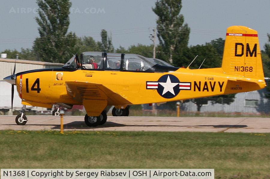 N1368, 1960 Beech D-45 Mentor C/N BG-386, Beech D-45
