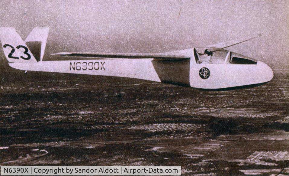 N6390X, 1962 Arlington SISU 1A C/N 101, Hungarian magazin arhiv photo / Repules 1963.september - pilot,Richard H Johnson - Texas Dallas