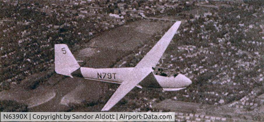 N6390X, 1962 Arlington SISU 1A C/N 101, Hungarian magazin arhiv photo / Repules 1963.december -1963-07-02-12. Elmira pilot,Derujinszky