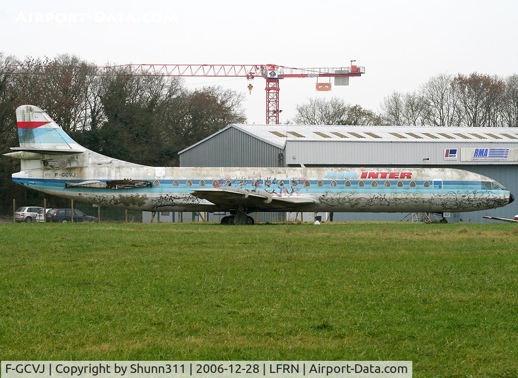 F-GCVJ, 1972 Aerospatiale SE-210 Caravelle 12 C/N 275, Preserved near Yankee Delta hangars