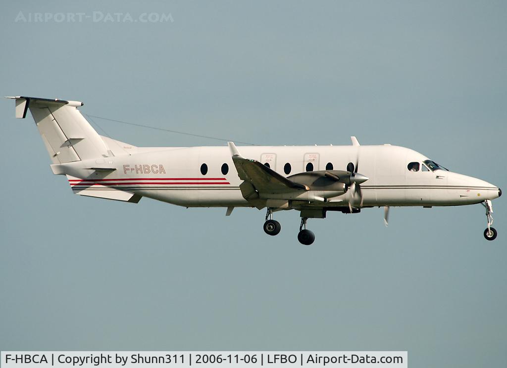 F-HBCA, 1995 Beech 1900D C/N UE-188, Landing rwy 14R