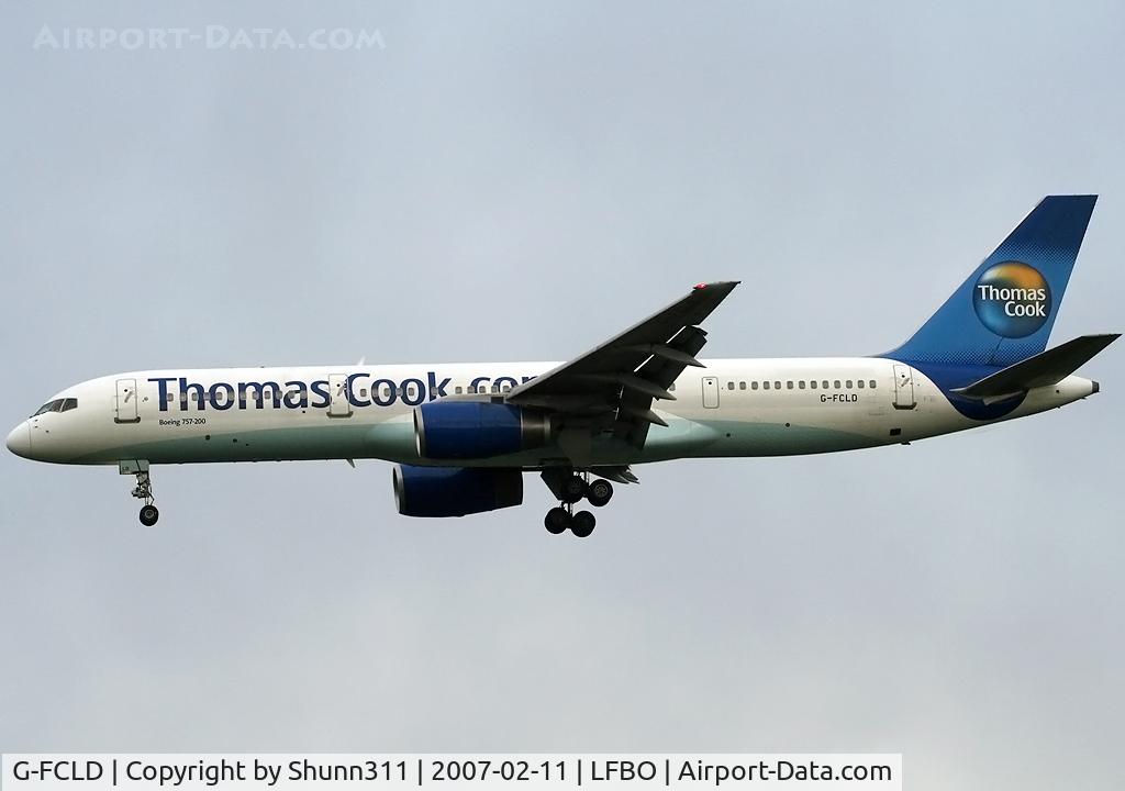 G-FCLD, 1997 Boeing 757-25F C/N 28718, Landing rwy 32L