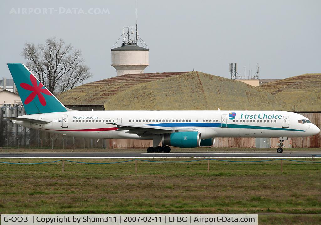 G-OOBI, 1993 Boeing 757-2B7 C/N 27146, Taxiing holding point rwy 32R