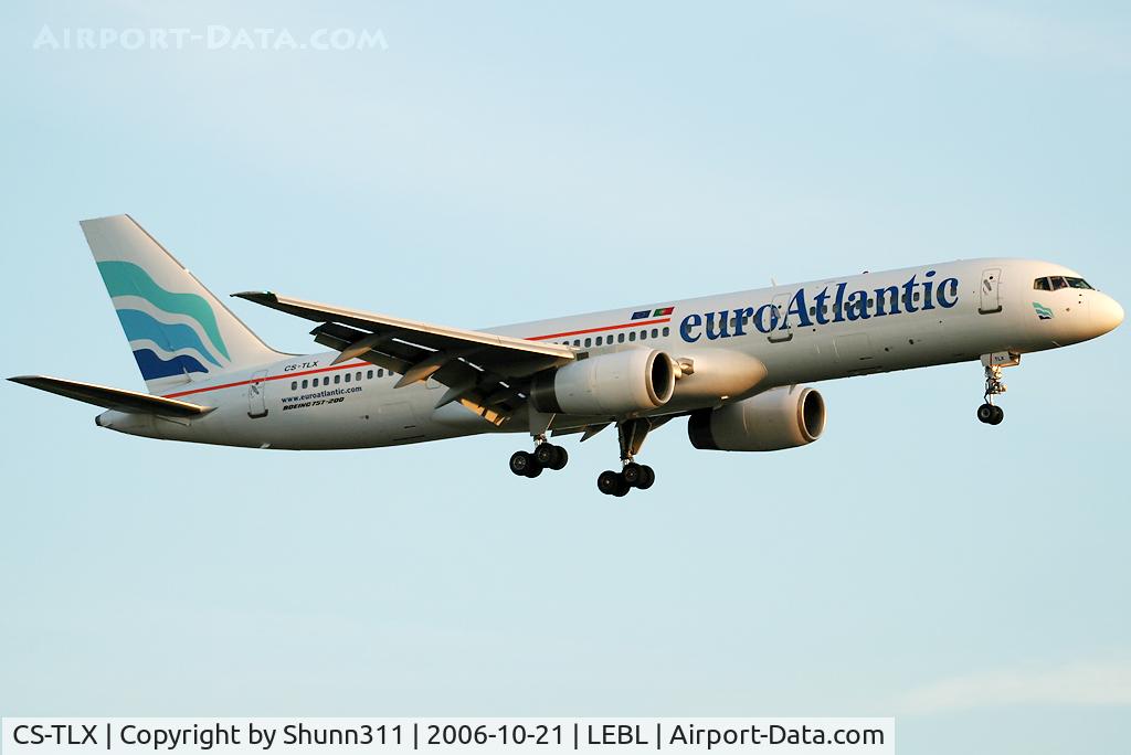 CS-TLX, 1988 Boeing 757-2G5 C/N 24176, Landing rwy 25L