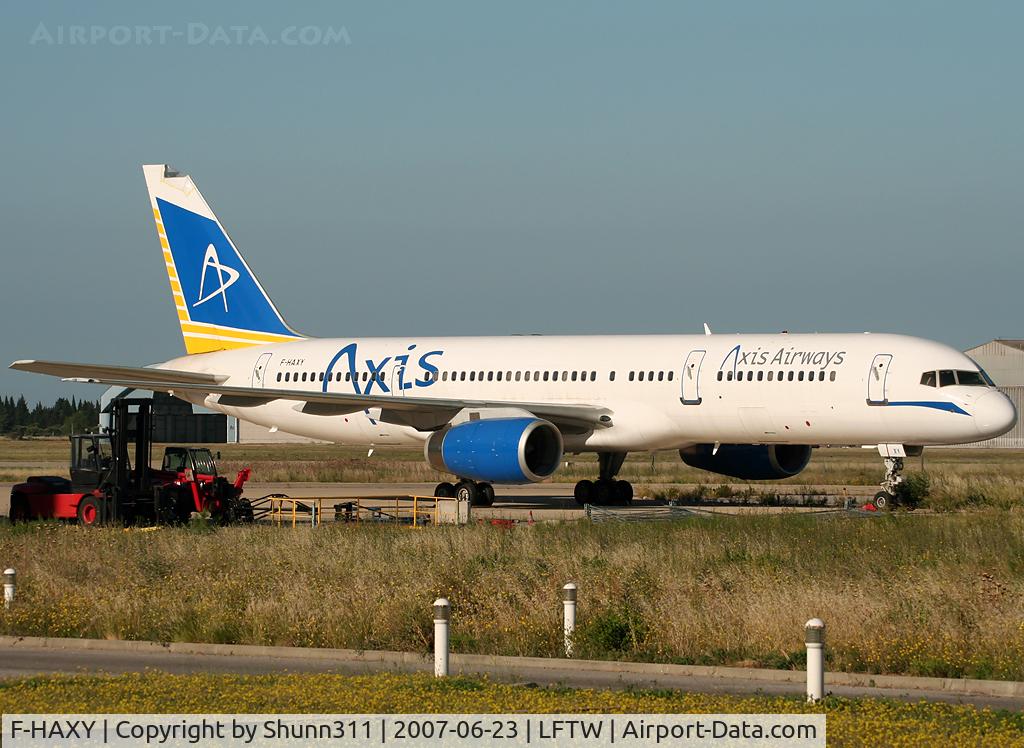 F-HAXY, 1994 Boeing 757-2K2 C/N 26635, Parked at the Sabena Technics for overhaul