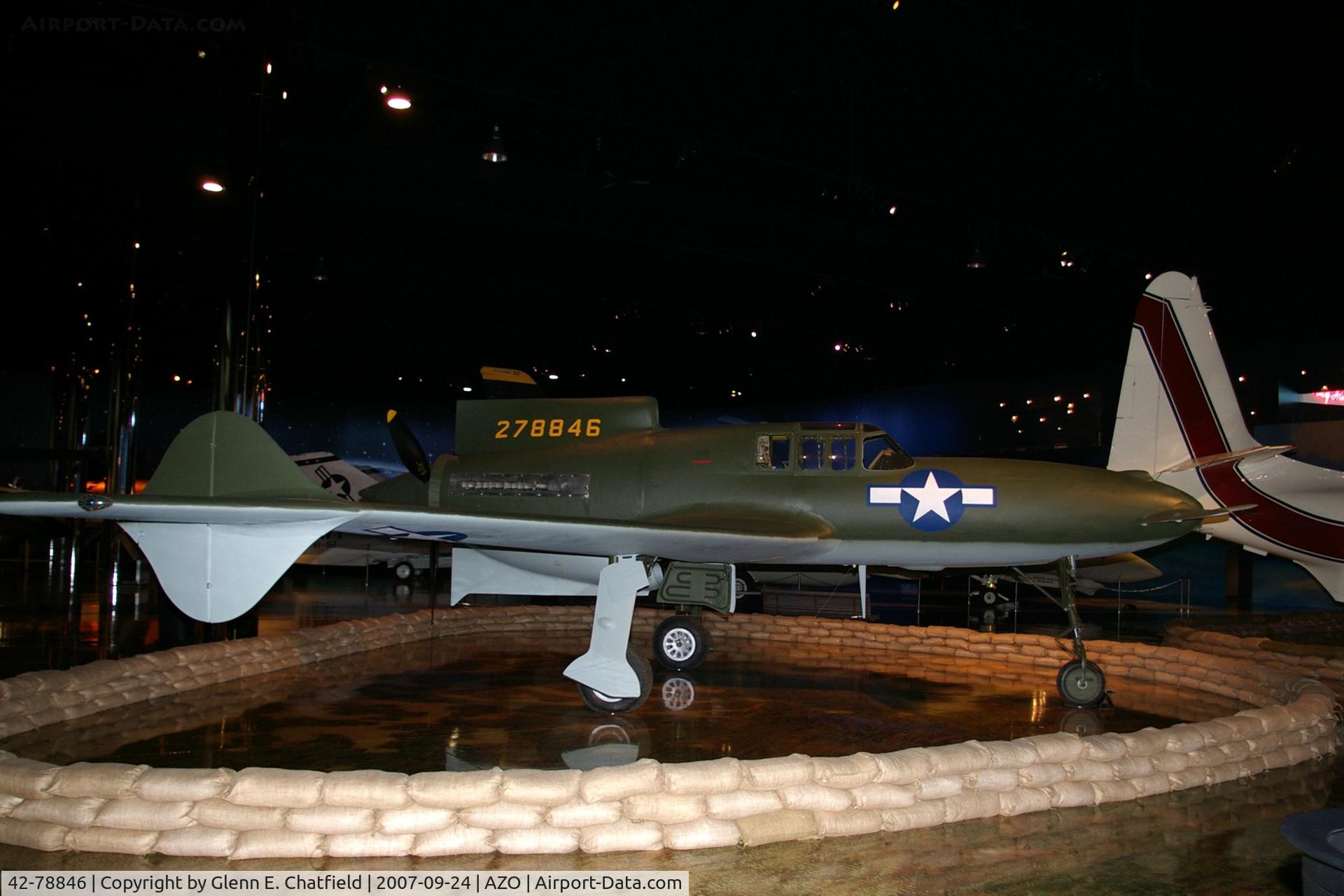 42-78846, 1943 Curtiss XP-55 Ascender C/N Not found 42-78846, The Ascender at the Air Zoo