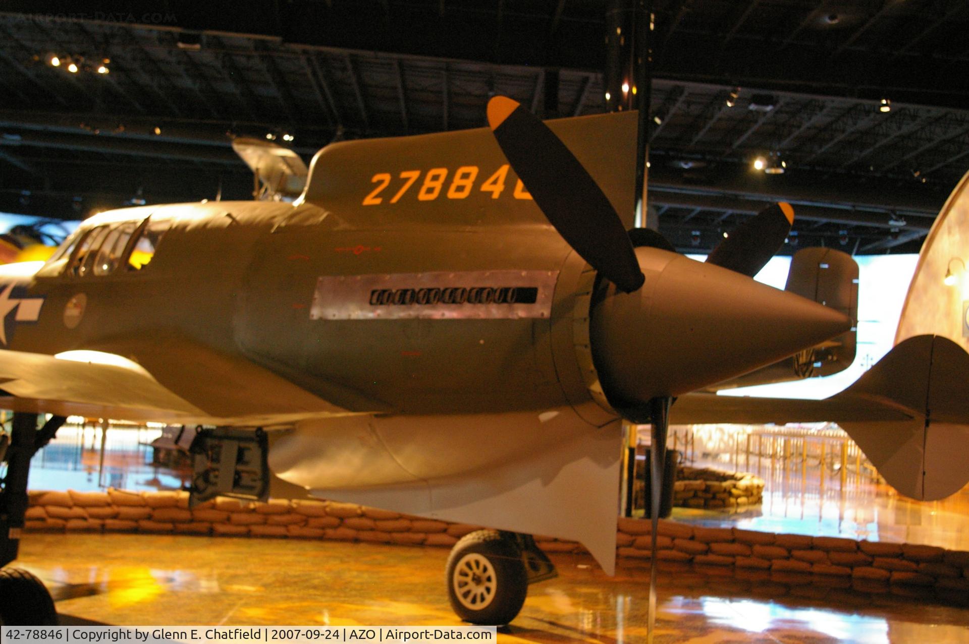 42-78846, 1943 Curtiss XP-55 Ascender C/N Not found 42-78846, The Ascender at the Air Zoo