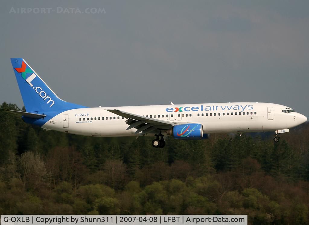 G-OXLB, 2001 Boeing 737-86N C/N 30806, Landing rwy 20