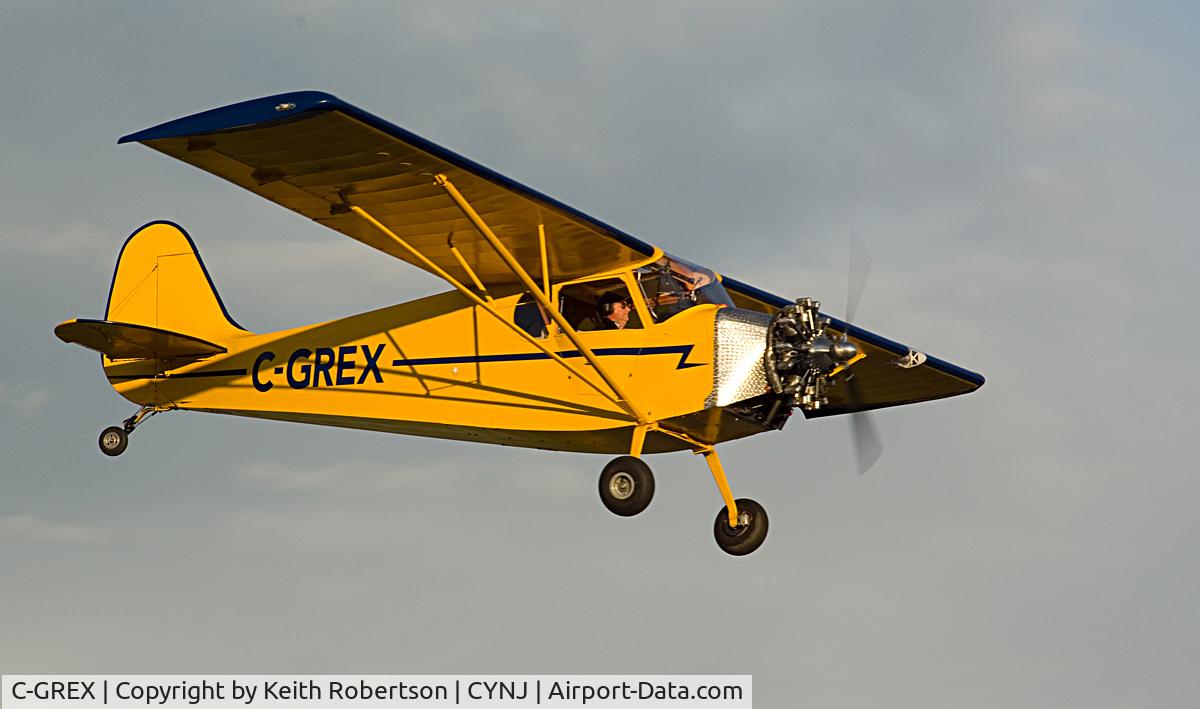 C-GREX, 2007 MEARS MEARS MK 1 C/N 2000-001, Also on short final to Langley Regional Airport