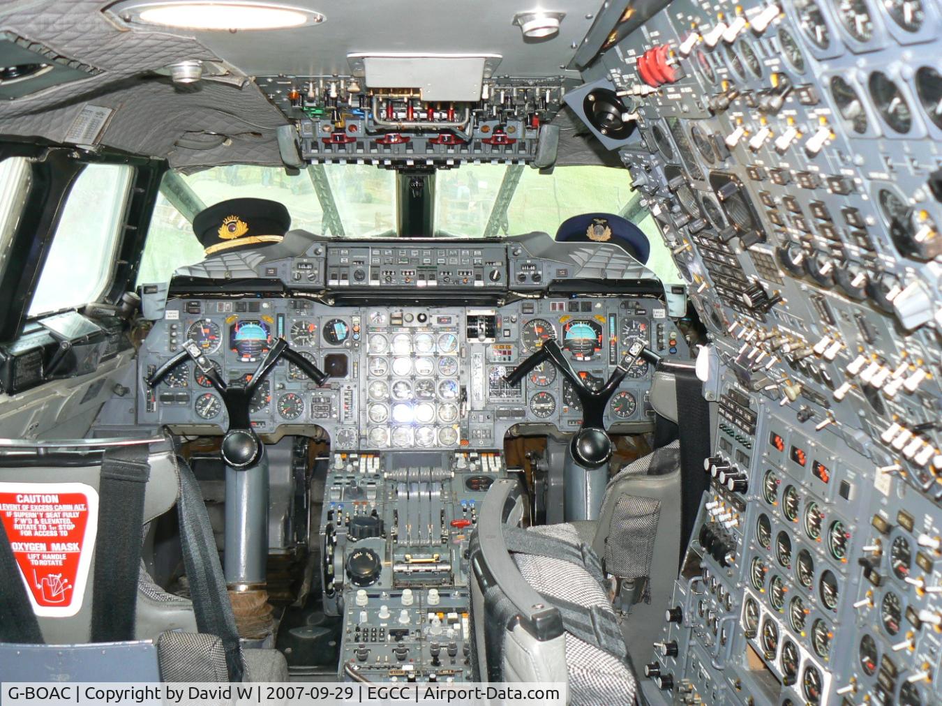 G-BOAC, 1975 Aerospatiale-BAC Concorde 1-102 C/N 100-004, On display.