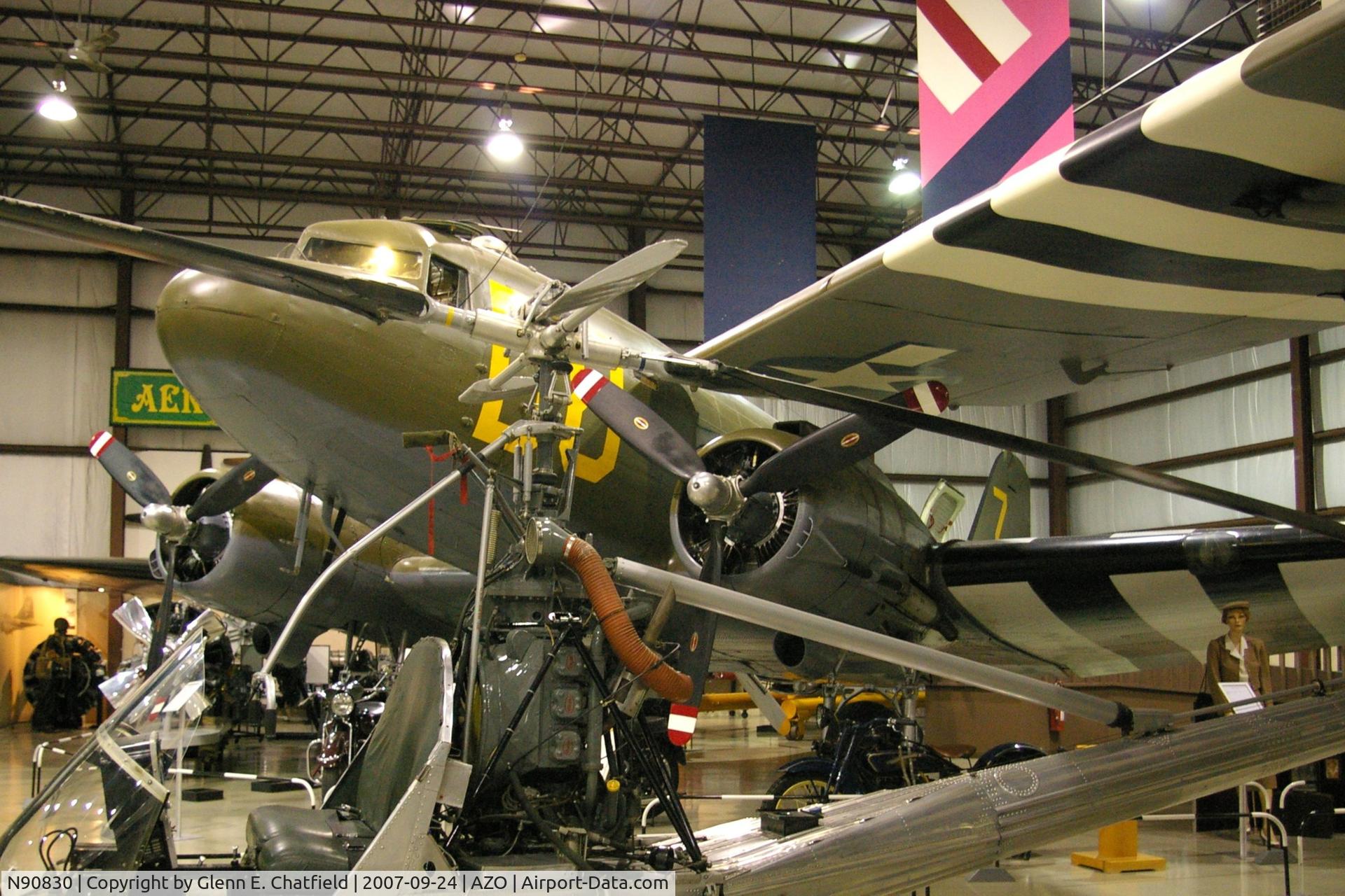 N90830, 1943 Douglas DC3C C/N 13050, C-47A 42-93168 at the Air Zoo