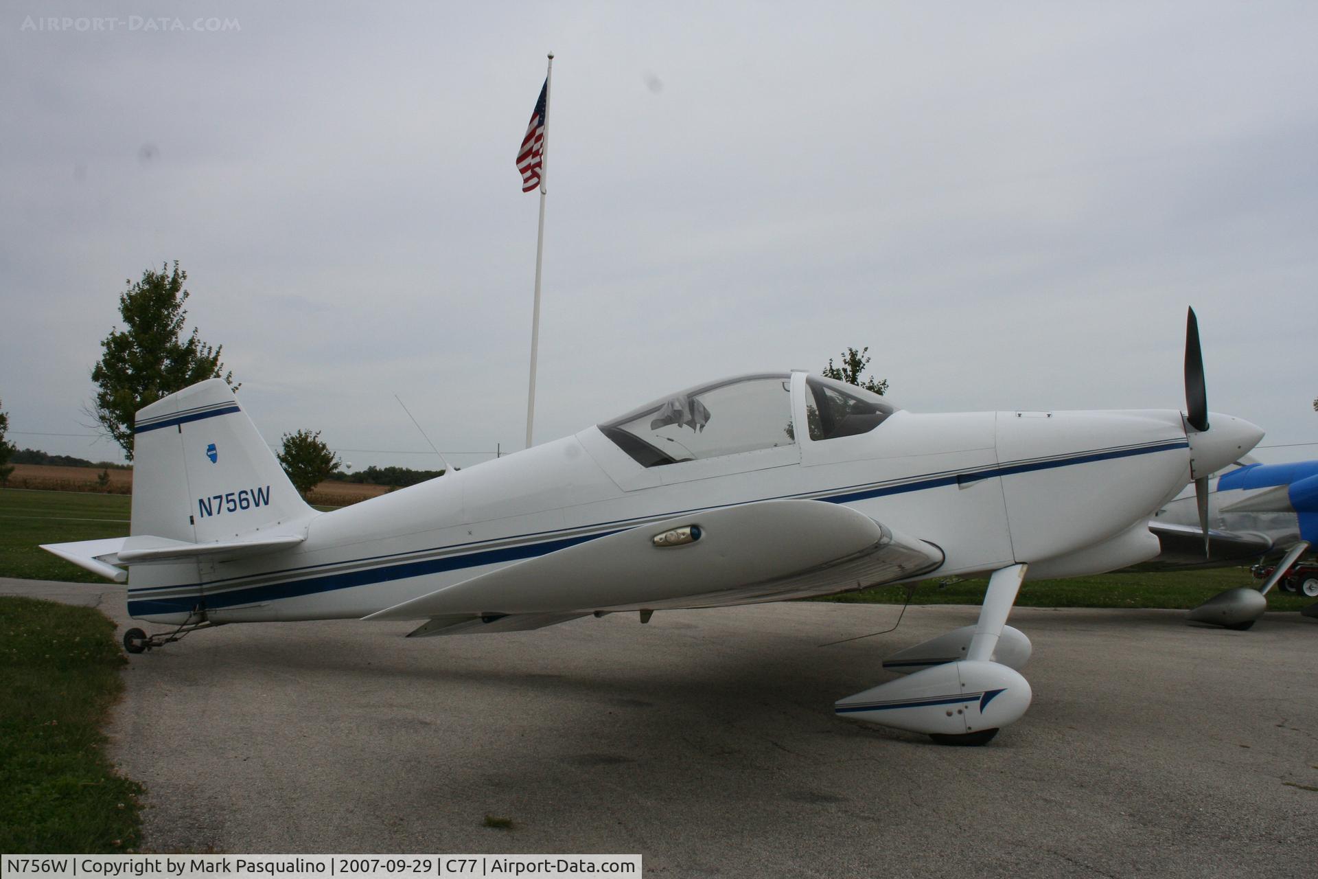 N756W, 1999 Vans RV-6 C/N 20756, RV-6