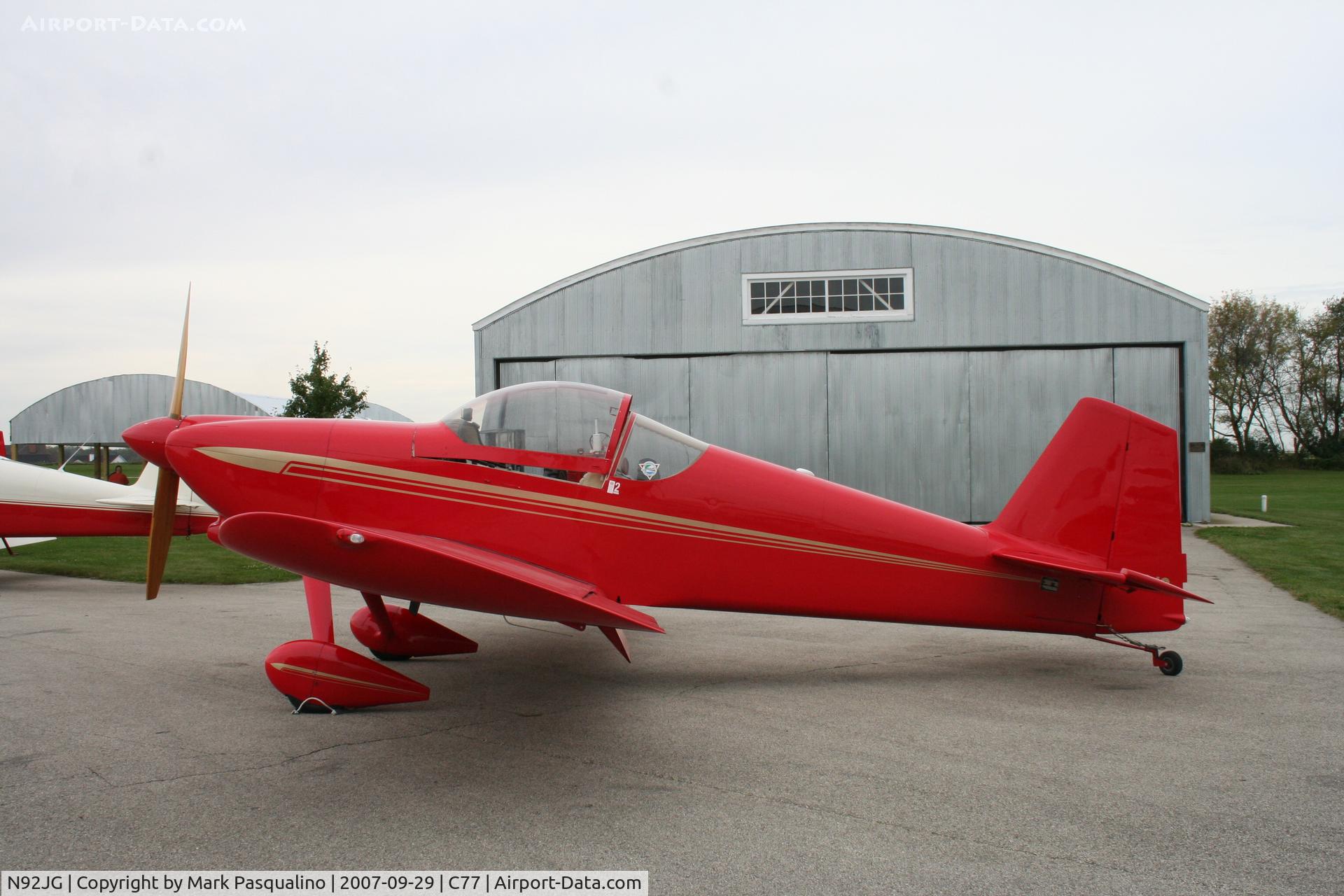 N92JG, 1992 Vans RV-6 C/N 20055, RV-6