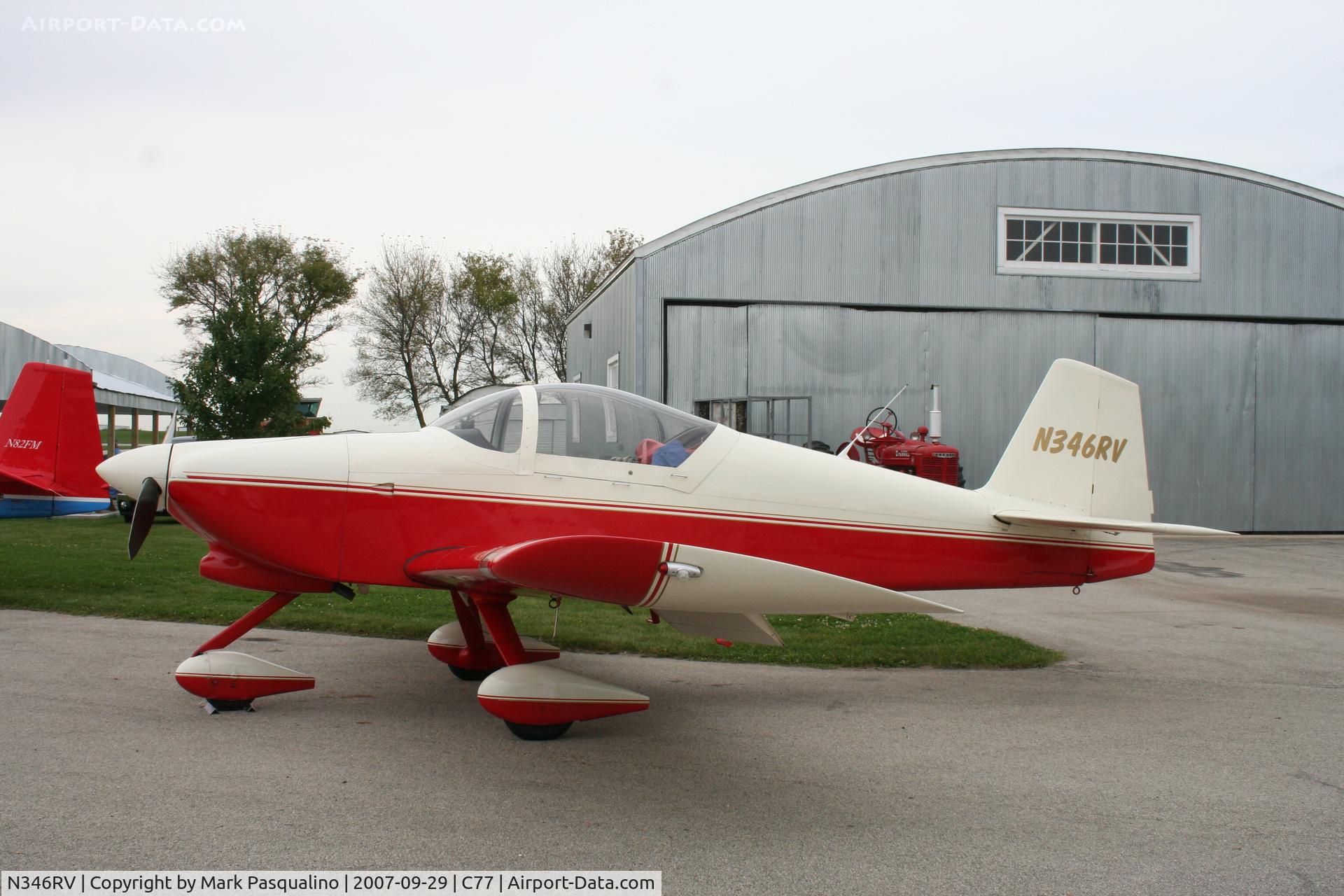 N346RV, 1996 Vans RV-6A C/N 23004, RV-6A