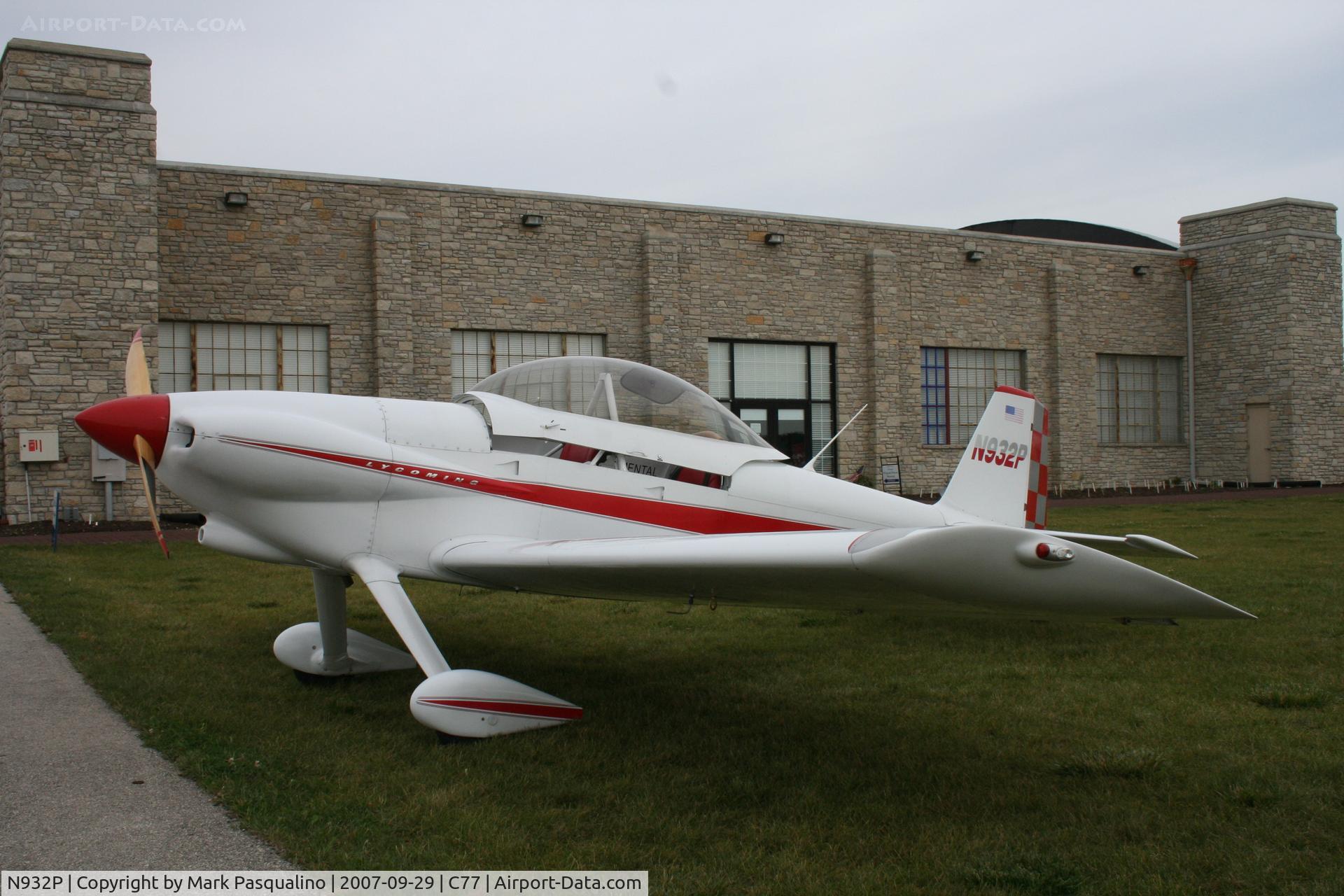 N932P, 2002 Vans RV-4 C/N 3806, RV-4