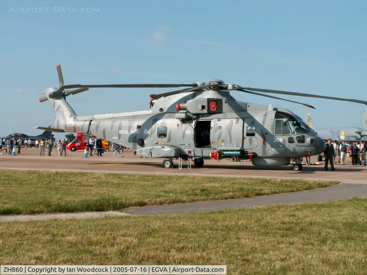 ZH860, 2002 AgustaWestland EH-101 Merlin HM1 (Mk111) C/N 50164/RN40, Agusta Westland EH-101-HM1/814 Sqn Royal Navy/Fairford 2005