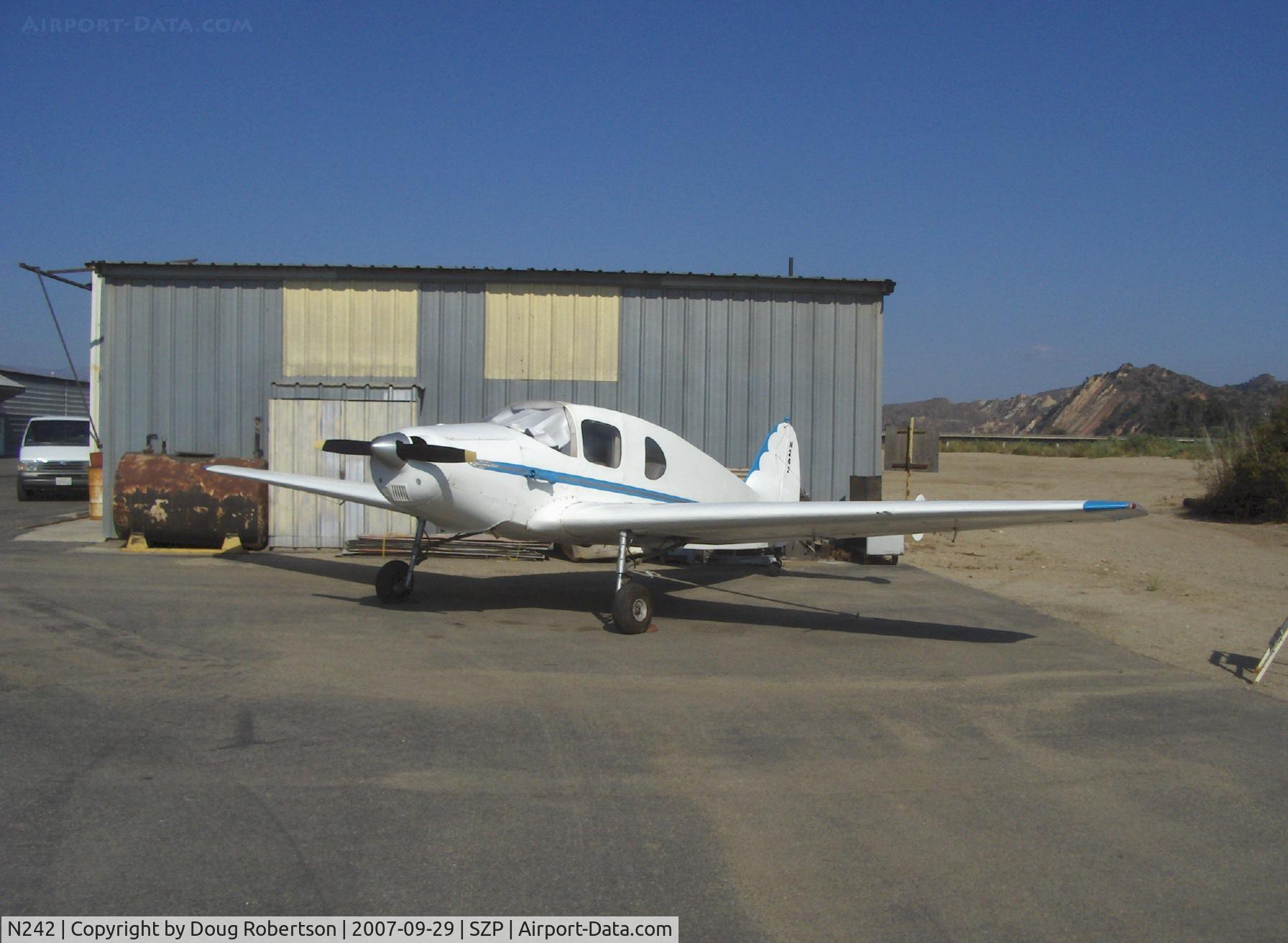 N242, 1947 Bellanca 14-13-2 Cruisair Senior C/N 1425, 1947 Bellanca 14-13-2 CRUISAIR SENIOR, Franklin 6A4-150-B3 150 Hp