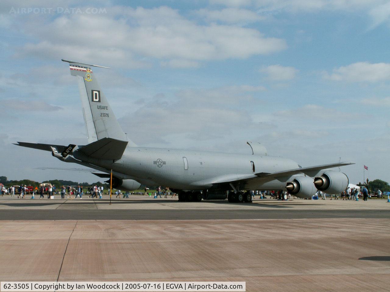 62-3505, 1962 Boeing KC-135R Stratotanker C/N 18488, Boeing KC-135R/351 ARS-100 ARW/Fairford 2005