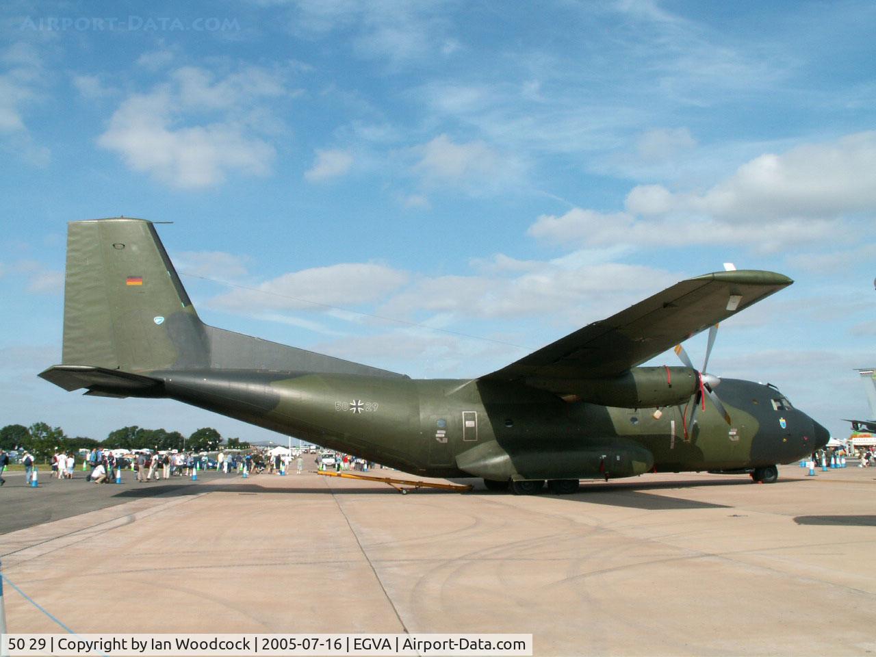 50 29, Transall C-160D C/N D37, Aerospatiale C-160D/LTG-63 German AF/Fairford 2005