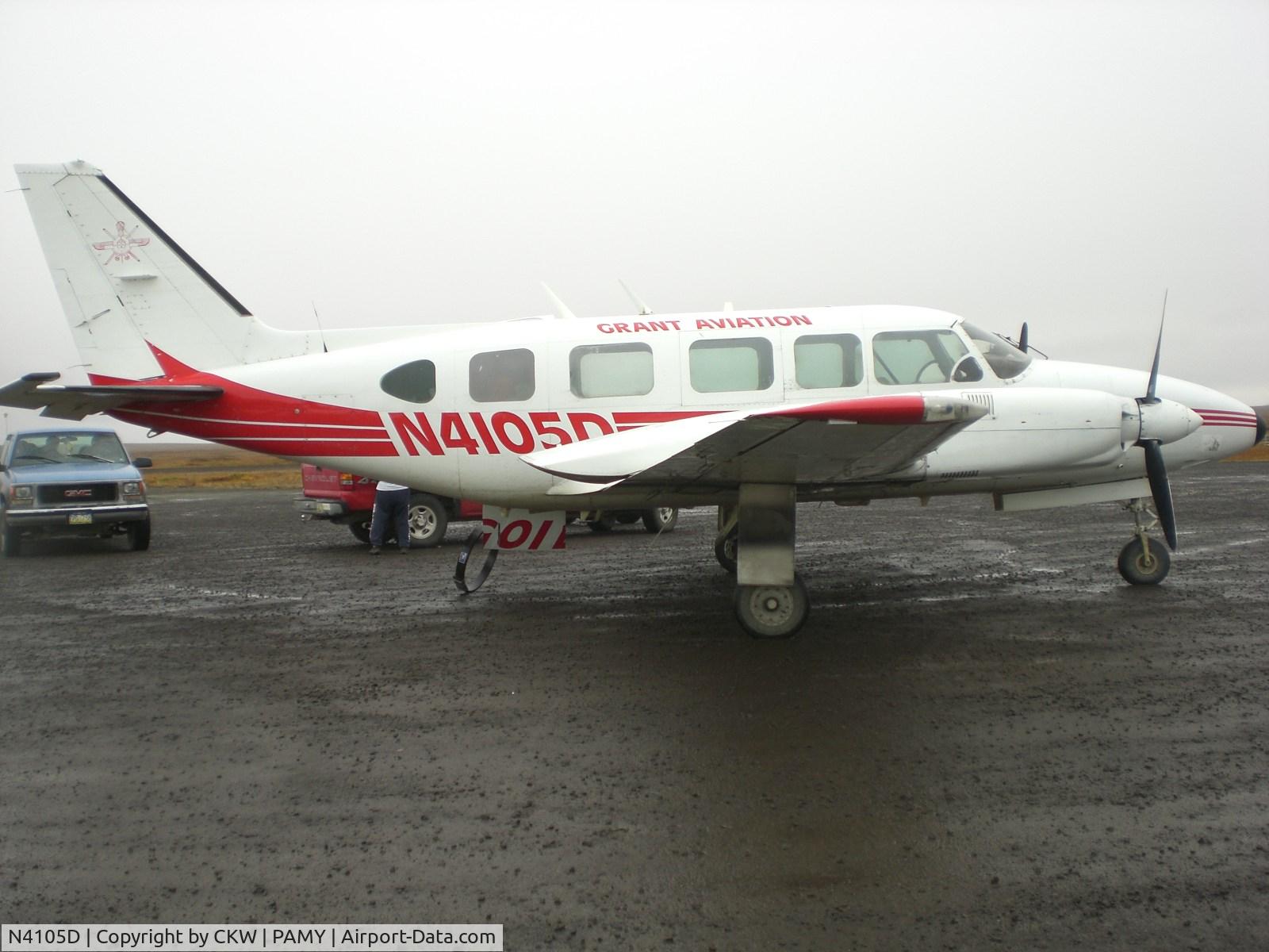 N4105D, 1981 Piper PA-31-350 Chieftain C/N 31-8252027, Grant Aviation