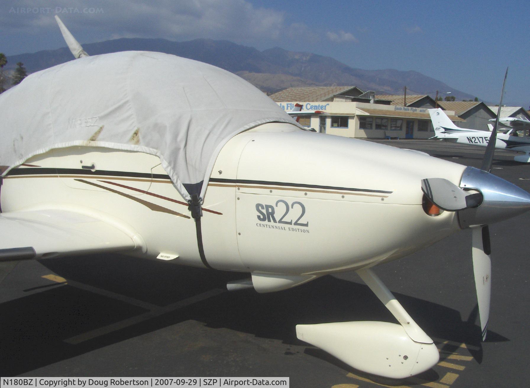 N180BZ, 2003 Cirrus SR22 C/N 0714, 2003 Cirrus SR22 Centennial edition, Continental IO-550 310 Hp