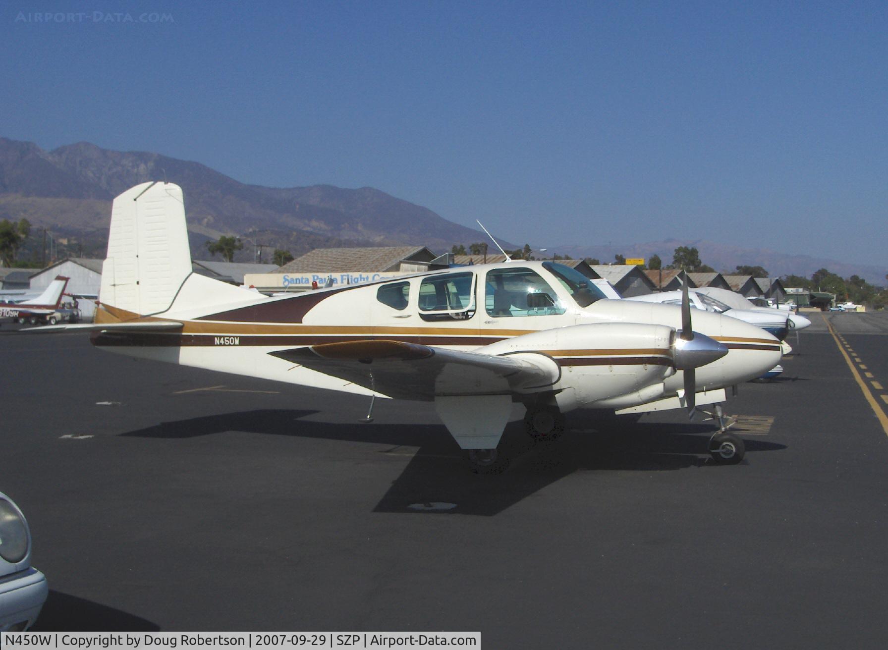 N450W, 1958 Beech 95 C/N TD-87, 1958 Beech 95 TRAVEL AIR, two Lycoming O&VO-360 180 Hp each