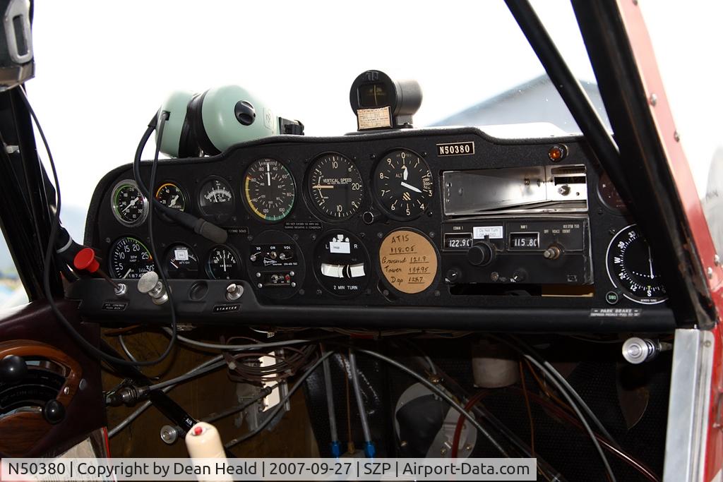 N50380, 1979 Bellanca 7ECA Citabria Citabria C/N 1291-79, Cockpit panel of N50380 - 1979 Bellanca 7ECA Citabria.