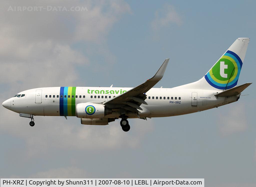 PH-XRZ, 2003 Boeing 737-7K2 C/N 33462, Landing rwy 25R