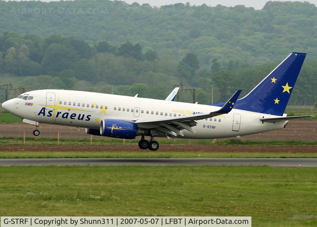 G-STRF, 2002 Boeing 737-76N C/N 29885, Landing rwy 20