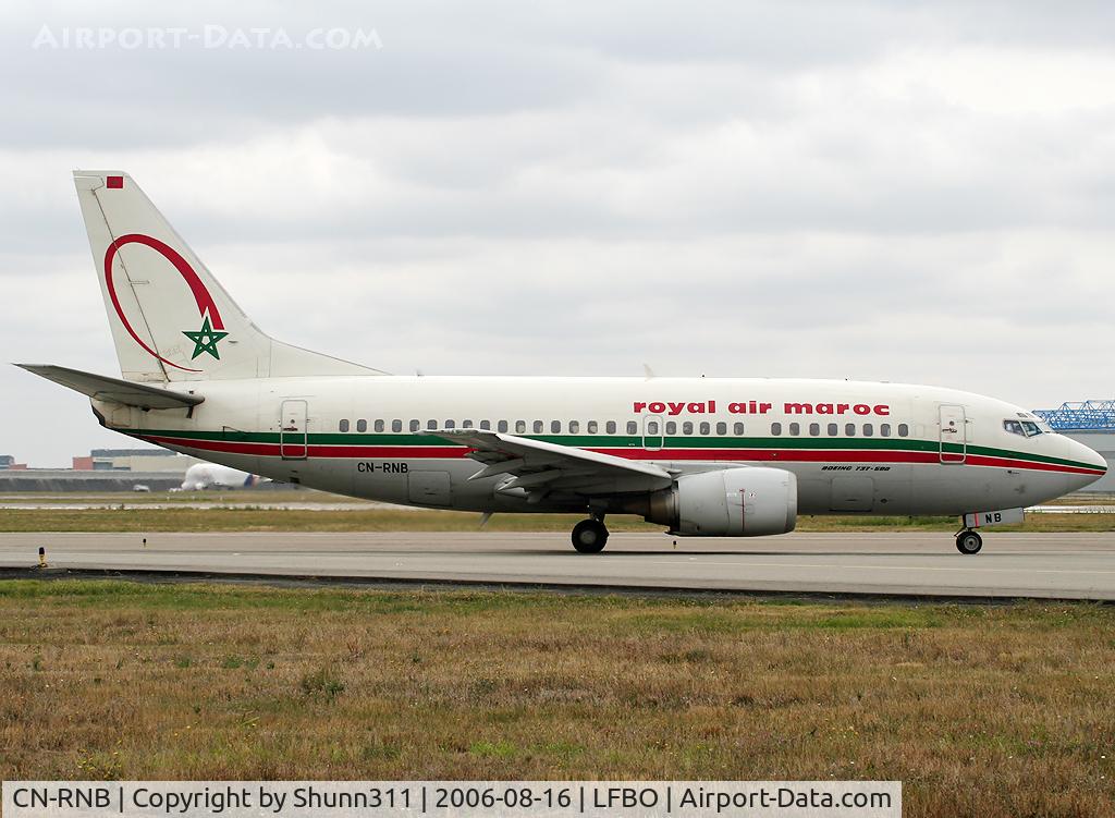 CN-RNB, 1993 Boeing 737-5B6 C/N 26527/2472, Line up rwy 14L for departure
