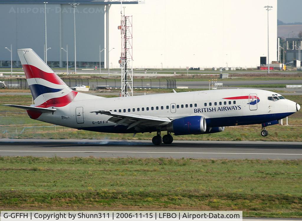 G-GFFH, 1994 Boeing 737-5H6 C/N 27354, Landing rwy 14R