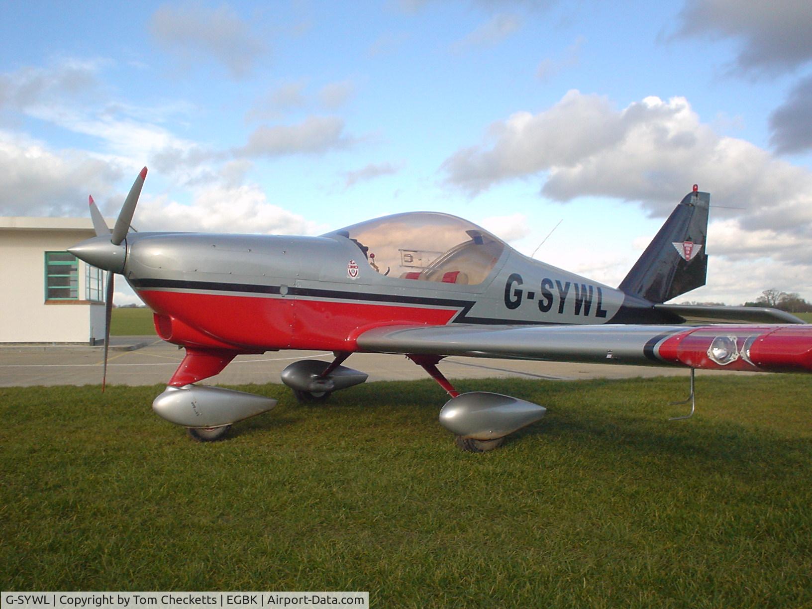 G-SYWL, 2005 Aero AT-3 R100 C/N AT3-011, WL outside the pumps at sywell