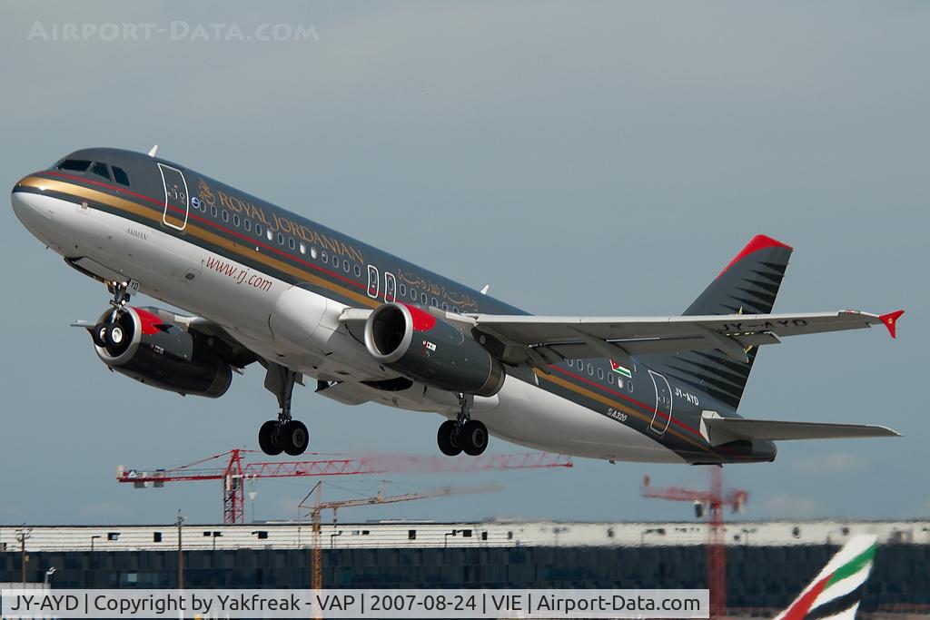 JY-AYD, Airbus A320-214 C/N 2598, Royal Jordanian Airbus 320