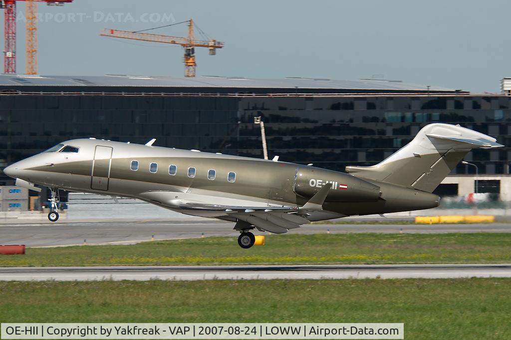 OE-HII, Bombardier Challenger 300 (BD-100-1A10) C/N 20111, Niki Lauda Bombardier BD100 Challenger 300