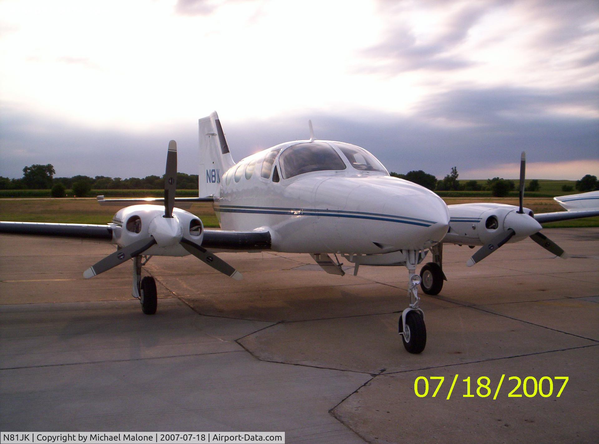 N81JK, 1969 Cessna 414 Chancellor C/N 414-0027, N81JK