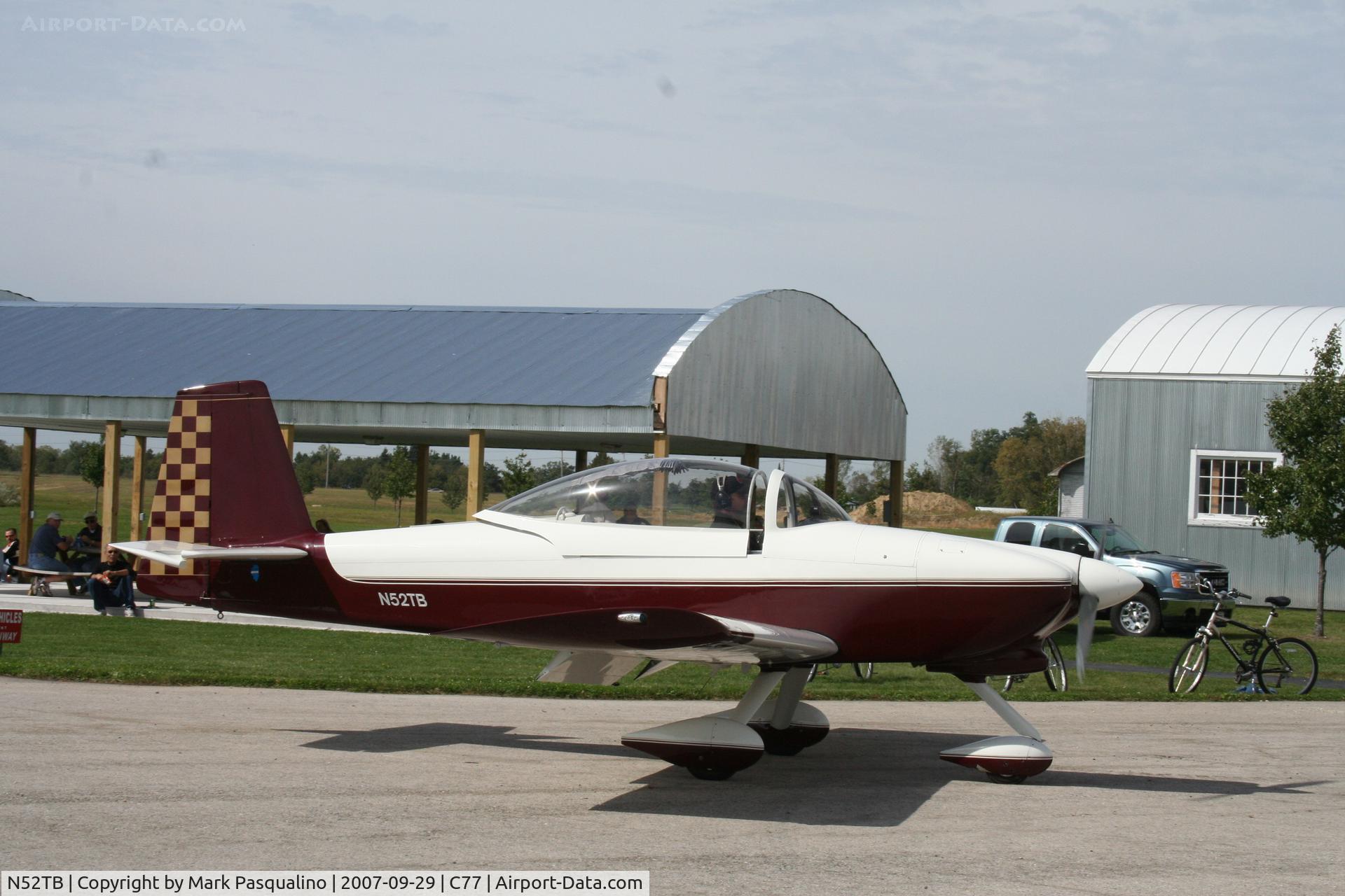 N52TB, 2003 Vans RV-8A C/N 80258, RV-8A