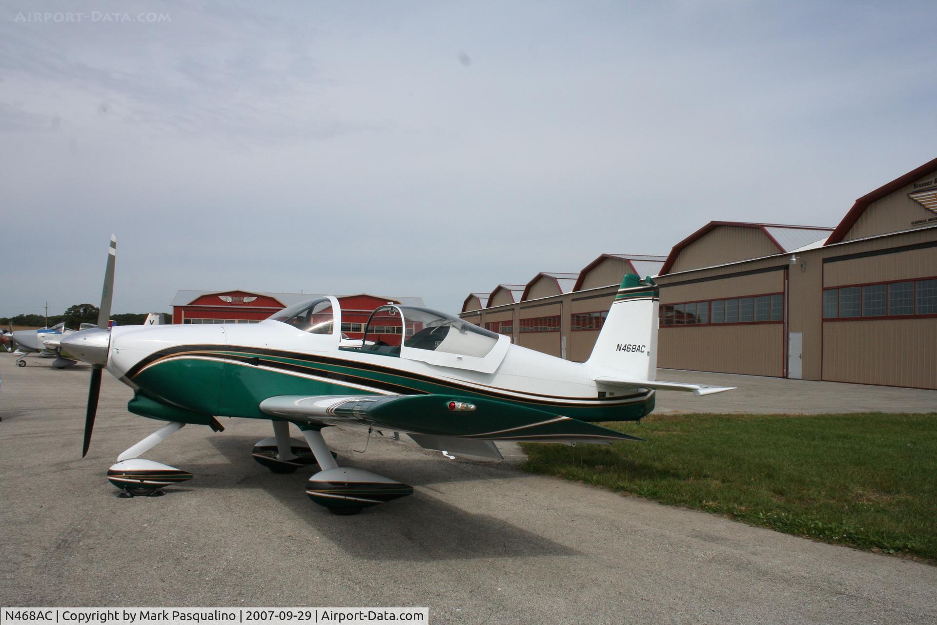 N468AC, 2004 Vans RV-6A C/N 60573, RV-6A