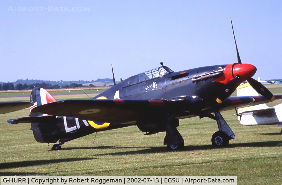 G-HURR, 1942 Hawker (CCF) Hurricane Mk12 C/N 52024, Coded LK A.