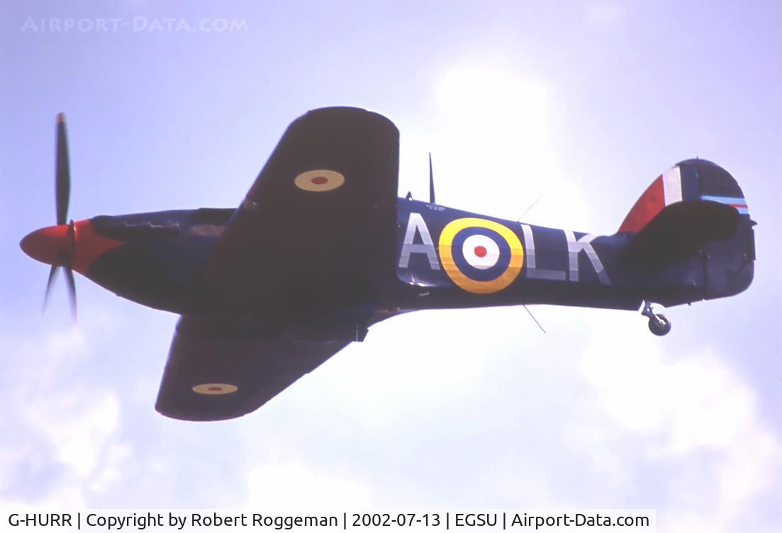 G-HURR, 1942 Hawker (CCF) Hurricane Mk12 C/N 52024, Coded LK A.