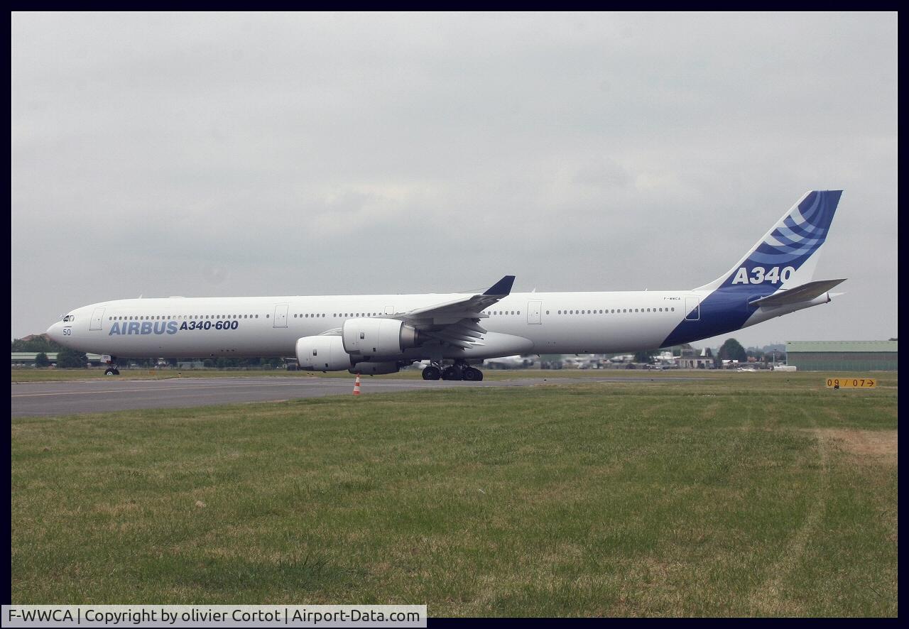 F-WWCA, 2001 Airbus A340-642 C/N 360, Bad weather at Paris air show 2005